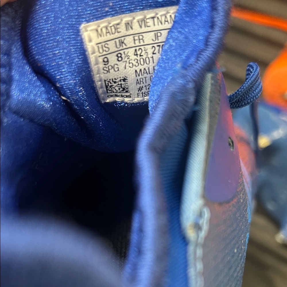 2 pair of Adidas baseball metal cleats. - Picture 2 of 4